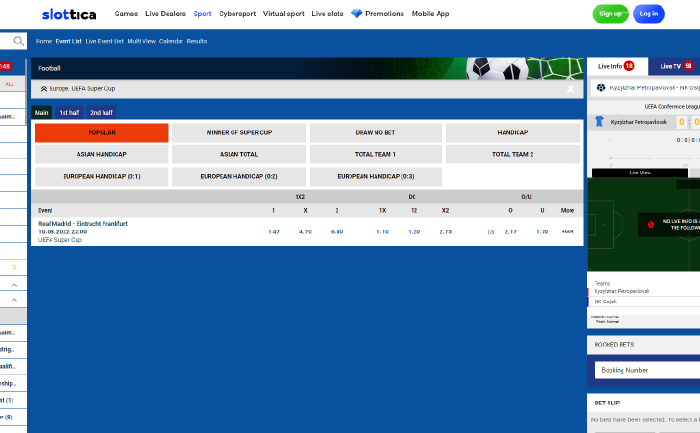 slottica 10€ bonus